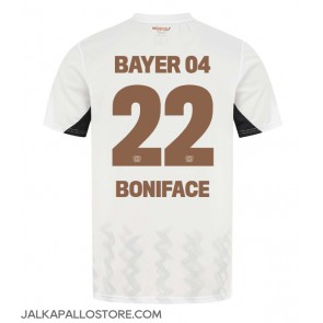Bayer Leverkusen Victor Boniface #22 Vieraspaita 2024-25 Lyhythihainen